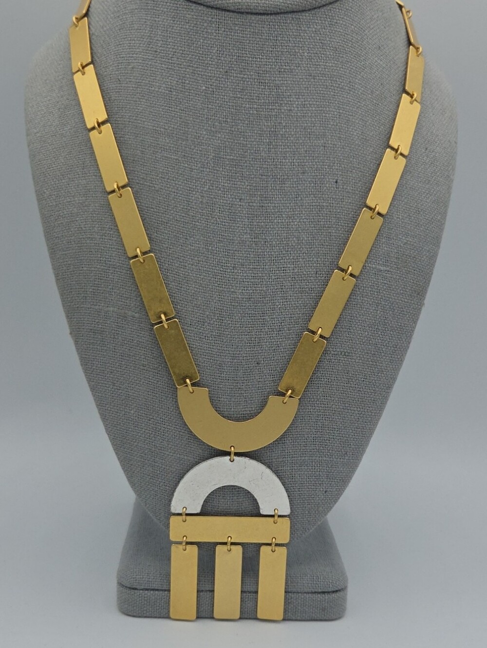 5 for $25! Madewell Gold and Silver Tone Geometric Pendant Necklace